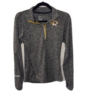 Women’s Mizzou Nike Dri-Fit Quarter Zip